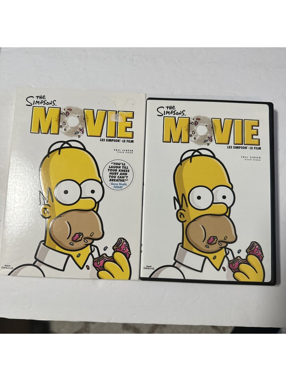 The Simpsons Movie DVD 2007 Fox Matt Groening Canadian Full Screen (b)